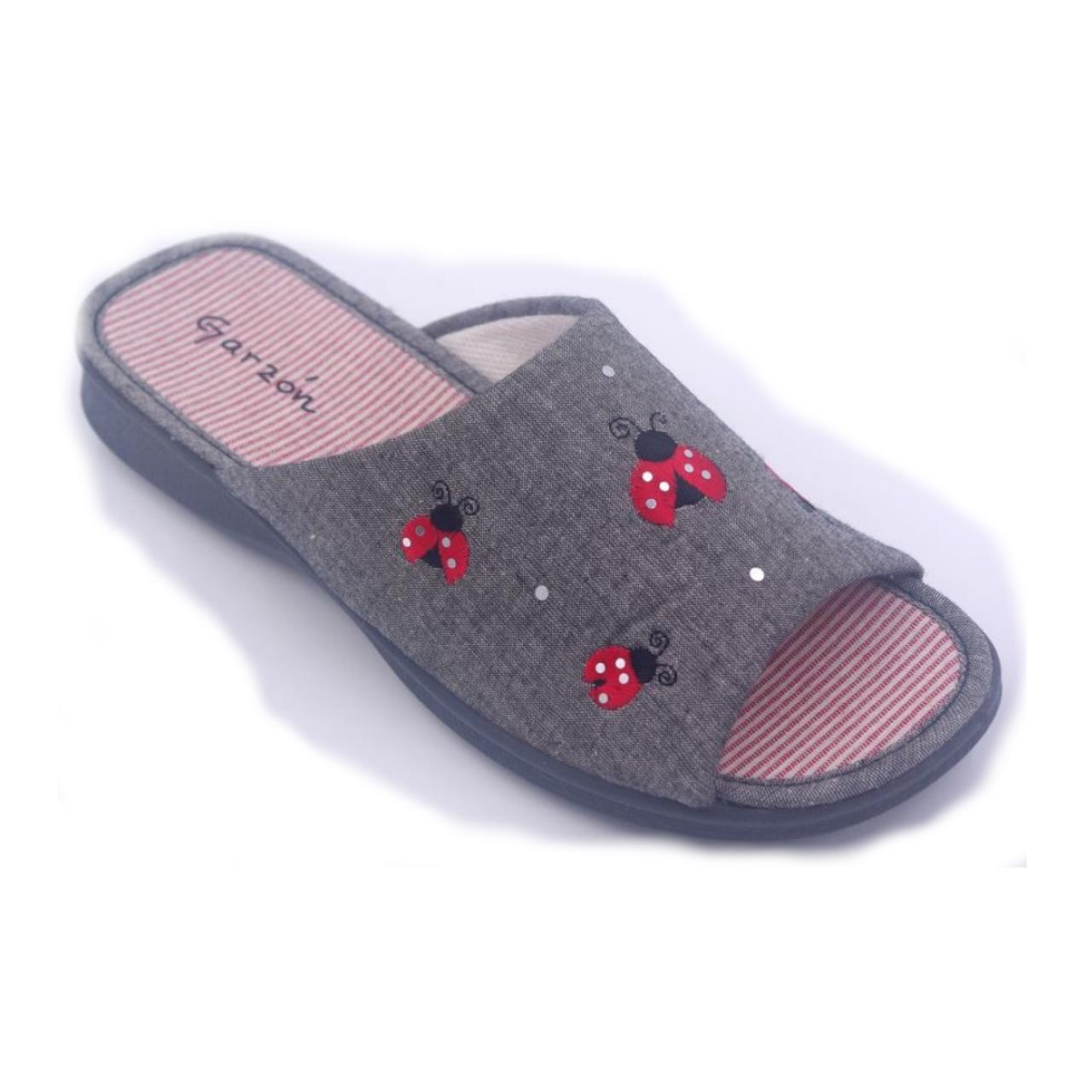 GARZON 2533.119 LAGUNA COTTON NEGRO ROJO